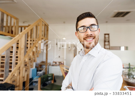 Young man in offfice 33833451