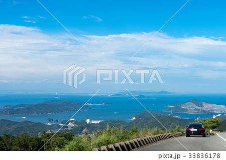 伊勢志摩スカイラインから見る伊勢志摩方面の景色 33836178