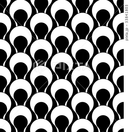 Black and white geometric seamless pattern Black and white geometric seamless pattern 33841803