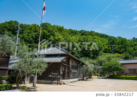 二十四の瞳映画村　岬の分教場　本家　木造校舎　苗場尋常小学校田浦分校　撮影用セット 33842217