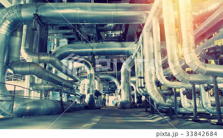 Industrial zone, Steel pipelines and cables 33842684