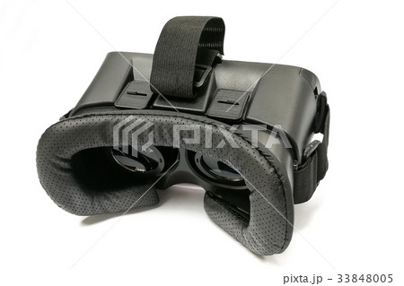 virtual reality glasses on white background 33848005