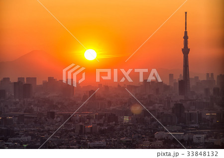 【東京夜景】東京スカイツリー　市川　アイリンクタウン 33848132