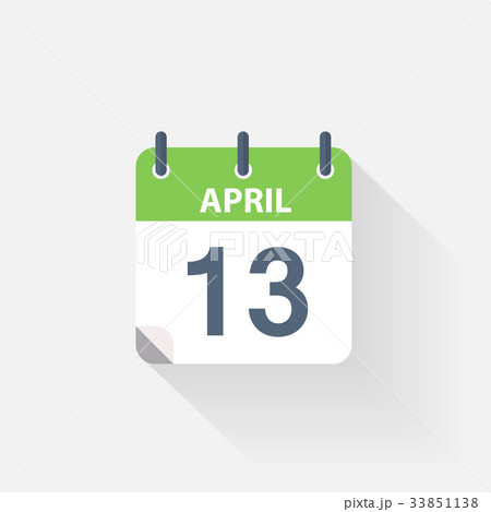 13 april calendar icon 33851138