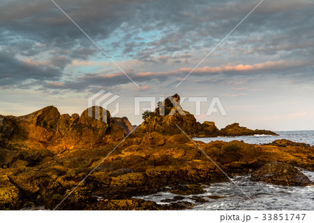 蓑掛岩、南伊豆町の絶景、景勝地 蓑掛岩、南伊豆町の絶景、景勝地 33851747
