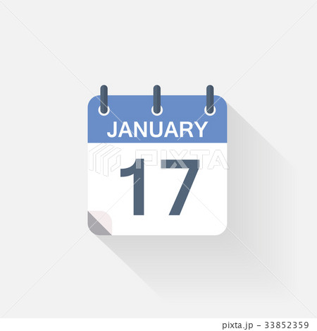17 january calendar icon 33852359