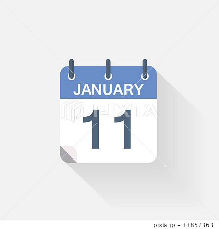 11 january calendar icon 33852363