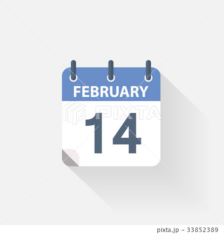 14 february calendar icon 33852389