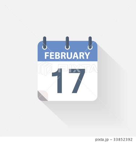 17 february calendar icon 17 february calendar icon 33852392