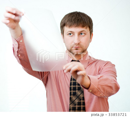businessman guy on white 33853721