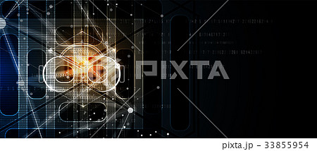 virtual reality life future technology background virtual reality life future technology background 33855954
