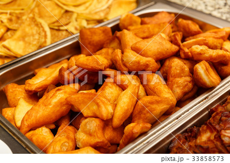 Food warmers on catering event 33858573