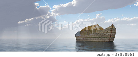 The Ark of Noah after the storm 33858961
