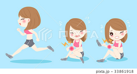 woman with sports injuries 33861918