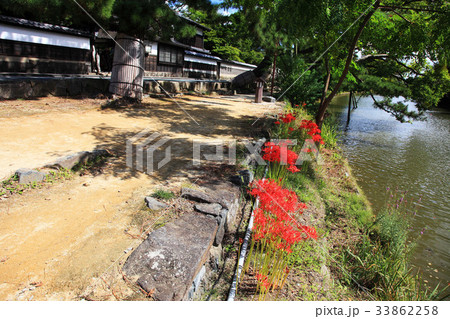 松江の古い町並みと堀川 33862258
