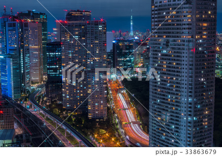 【東京夜景】東京スカイツリー 世界貿易センタービル シーサイドトップ 【東京夜景】東京スカイツリー 世界貿易センタービル シーサイドトップ 33863679