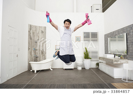 ゴム手袋 男 男性 33864857