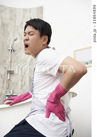 ゴム手袋 男 男性 33864899