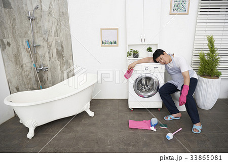 感情 ゴム手袋 よりかかる 33865081