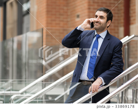 Portrait of handsome businessman outdoor Portrait of handsome businessman outdoor 33869178