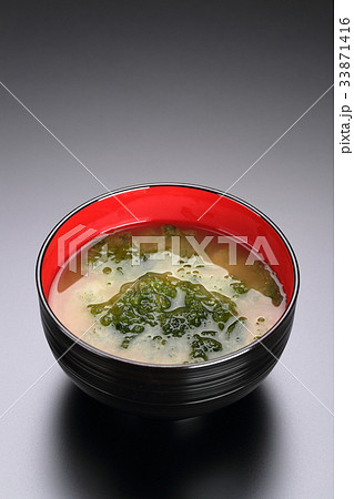あおさの味噌汁 33871416