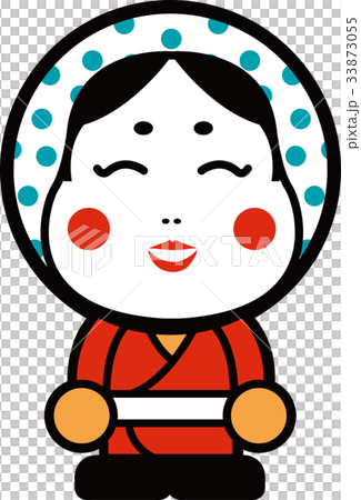 おかめ お面 イラスト おかめ お面 イラスト 33873055