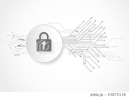 Abstract security digital technology 33873118