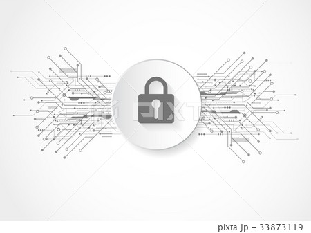 Abstract security digital technology 33873119