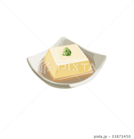 玉子豆腐のイラスト素材 33873450 Pixta