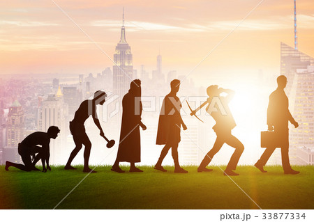 Progression of man mankind from ancient to modern 33877334