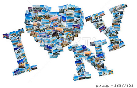 New York photos in collage 33877353