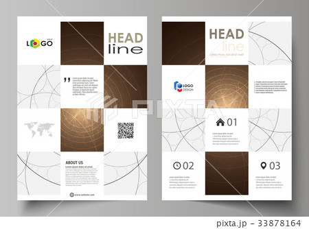 Business templates for brochure, flyer, booklet 33878164