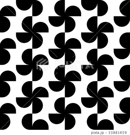 Black and white geometric seamless pattern 33881659