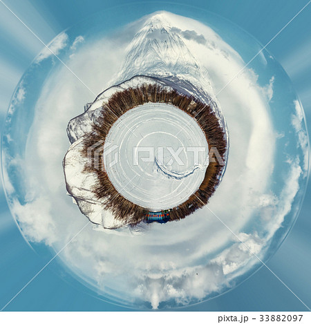 Panorama of Koryaksky volcano Panorama of Koryaksky volcano 33882097