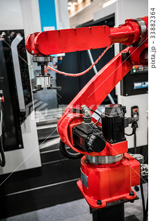 Robotic Arm modern industrial technology. Robotic Arm modern industrial technology. 33882364