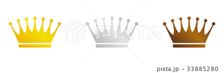ランキング王冠 金銀銅 3色セット 33885280