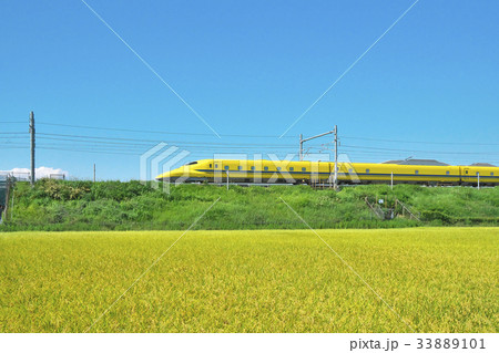 秋を走るドクターイエロー 33889101