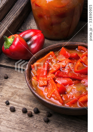 lecso classic dish of Hungarian cuisine lecso classic dish of Hungarian cuisine 33890905
