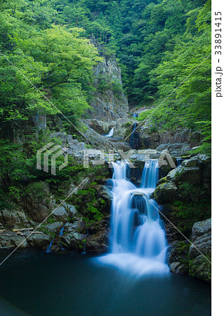 夏の三段峡（三段滝）（広島県安芸太田町） 33891415
