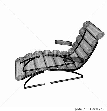 Medical chair for cosmetology. 3d illustration 33891745