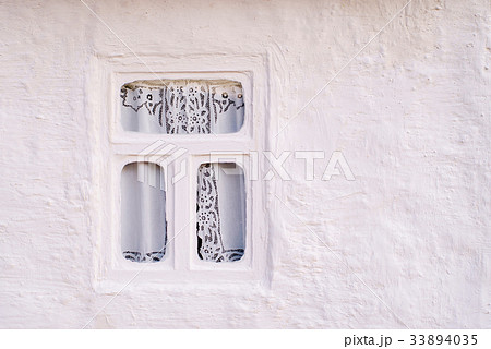Window whitewashed wall Window whitewashed wall 33894035