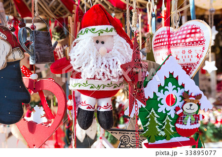 European Christmas market stall European Christmas market stall 33895077