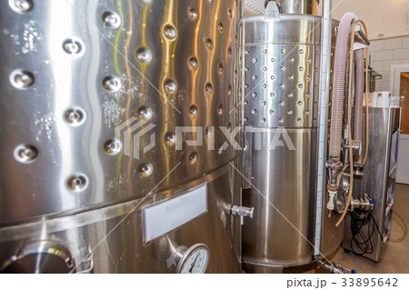 Fermentaion stainless tanks for wine production Fermentaion stainless tanks for wine production 33895642