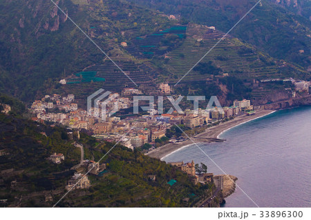 beautiful scenic of maiori town south italy 33896300
