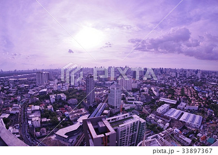 The Setting Sun in Bangkok, Thailand 33897367