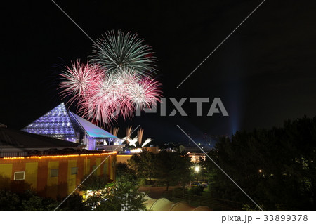 八景島　花火 33899378