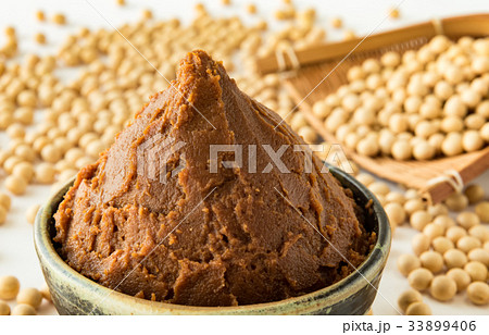 味噌　発酵食品　伝統食　調味料 33899406