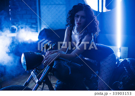 Rider for life. Gorgeous young sexy biker girl Rider for life. Gorgeous young sexy biker girl 33903153