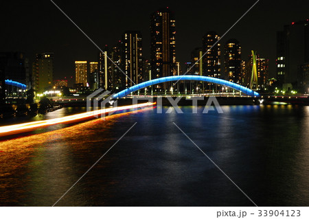 隅田川夜景 隅田川夜景 33904123