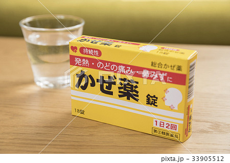 ないふく薬⭐︎ 市販薬かぜ薬イメージの写真素材 [33905512] - PIXTA